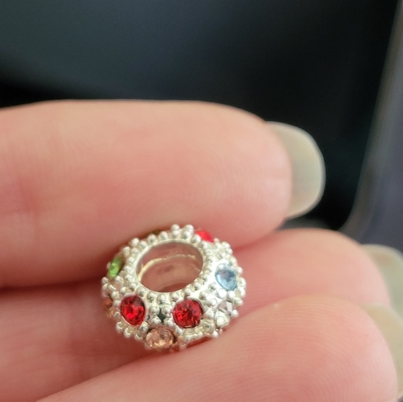 Zales Multi-Color Crystal Charm | Pandora-Style Sparkling Charm - Picture 5 of 10